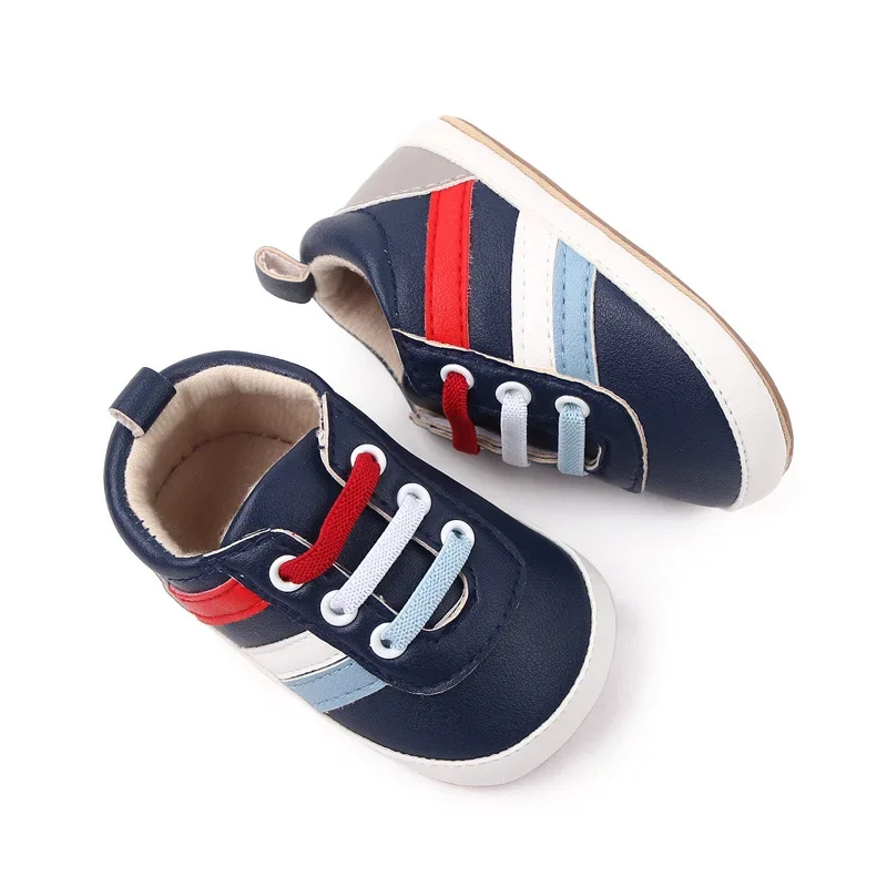 Baby Shoes Newborn Baby Boy Soft Sole Crib Anti-slip Sneaker for 0-18 Months