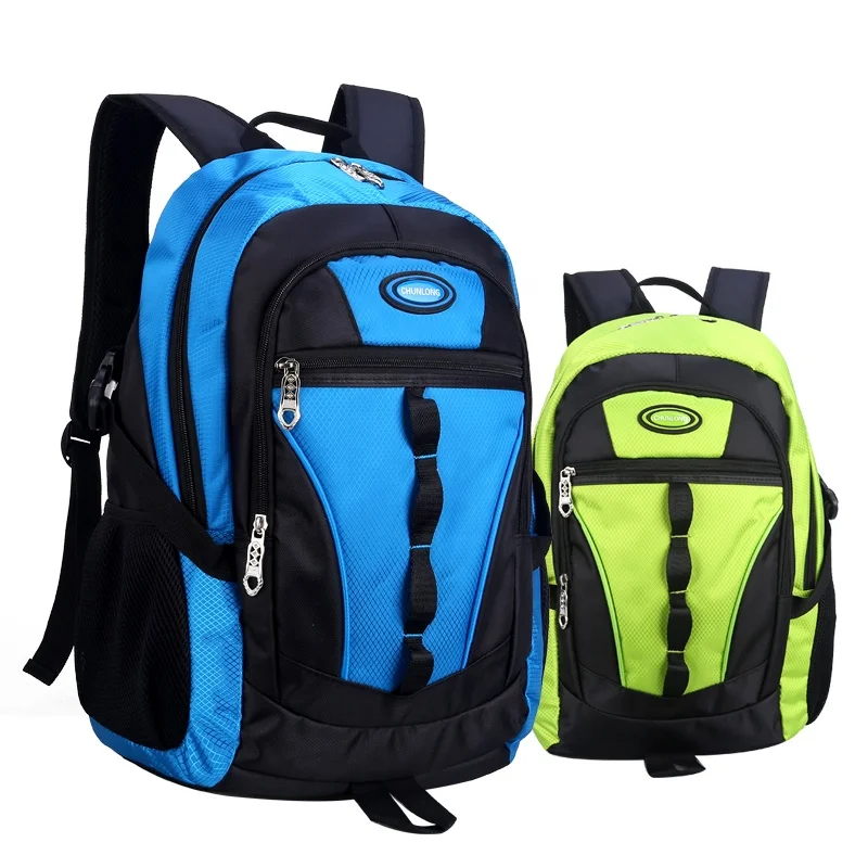 

Backpack Fashion Nylon Students School Bag Casual Solid Color Large Capacity Schoolbag Teenager Kid Child Travel Bookbag