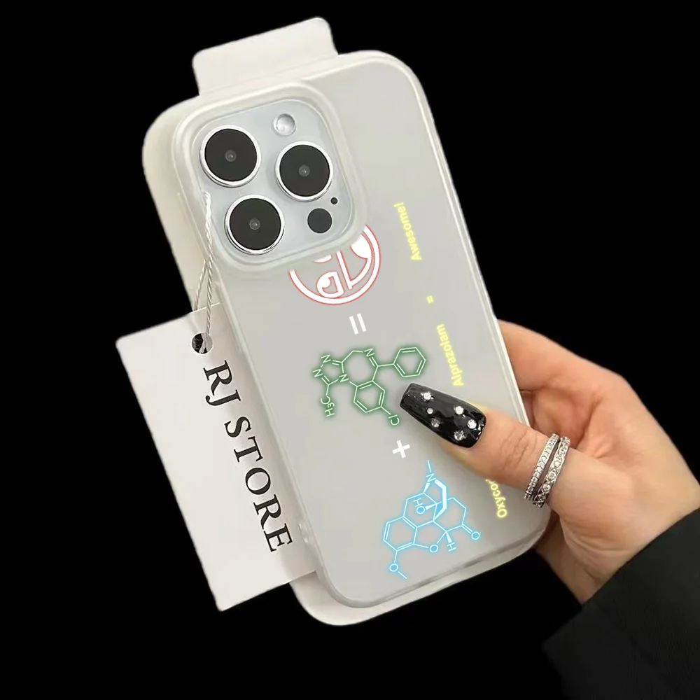Chill Pill Transparent Frosted Shockproof Phone Case