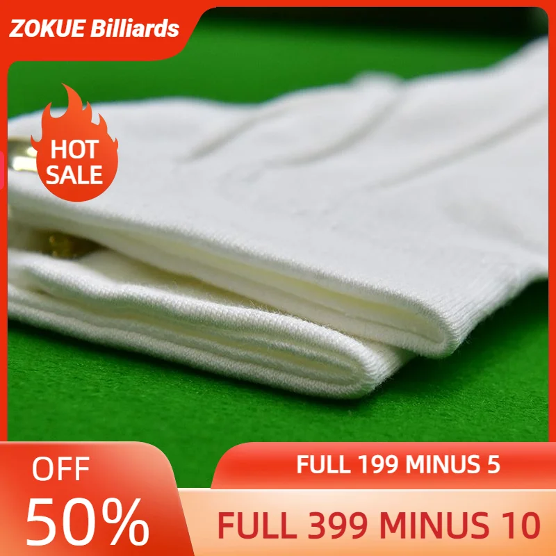 Billiard Competition Referee Gloves White Snooker Competition Gloves Comfortable Gloves Professional Blilliards Accessories