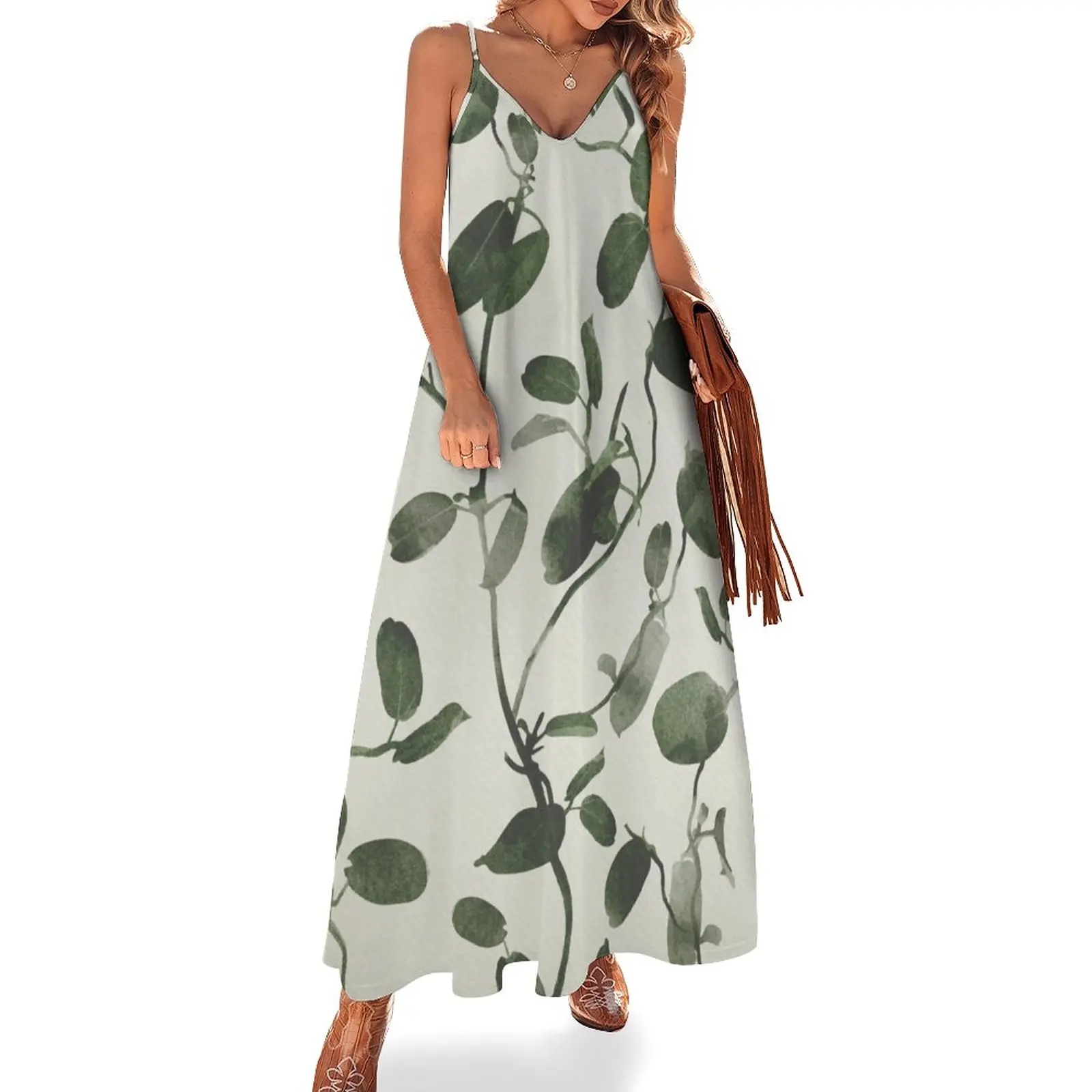 Nuovo Vestito Da Donna Estivo Hoya Carnosa/Porcainflower Senza Maniche 2023