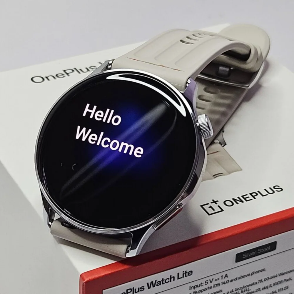 World Premiere OnePlus Watch Lite Smart Watch Global Version Up to 10 Days of Battery Life Dual Band GPS 1.46'' AMOLED Display 4