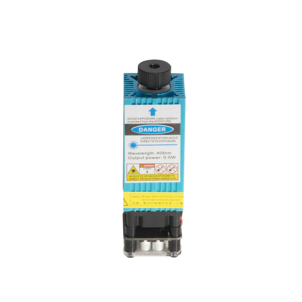 500MW 블루 라이트 450nm 레이저 모듈 헤드 X5SA 시리즈 3D 프린터 키트 DIY 레이저 조각기