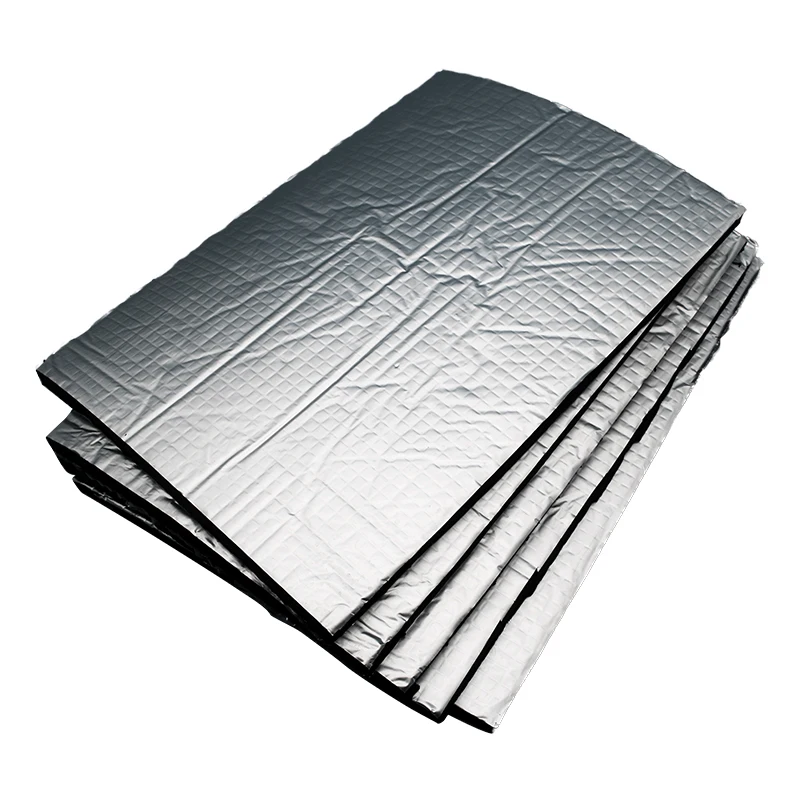 Sound Proof Mat Sound Insulation Mat Sound Deadener Mat 10pcs 25cm*18cm 5mm/10mm Car Van Sound Proofing Deadening Insulation Car Hood