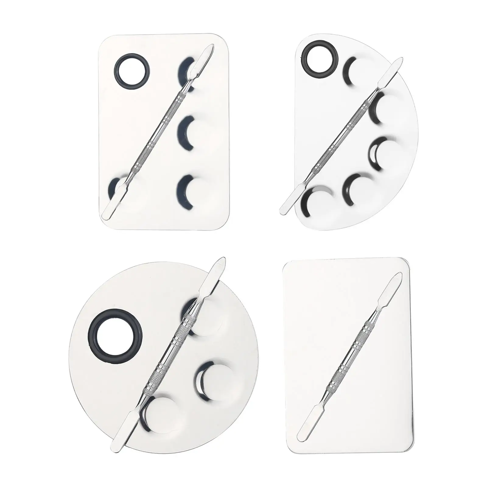 

Paint Palette Portable Multipurpose Makeup Tools Easy Clean Makeup Palette for Nail Art Watercolor Oil Painting Gouache