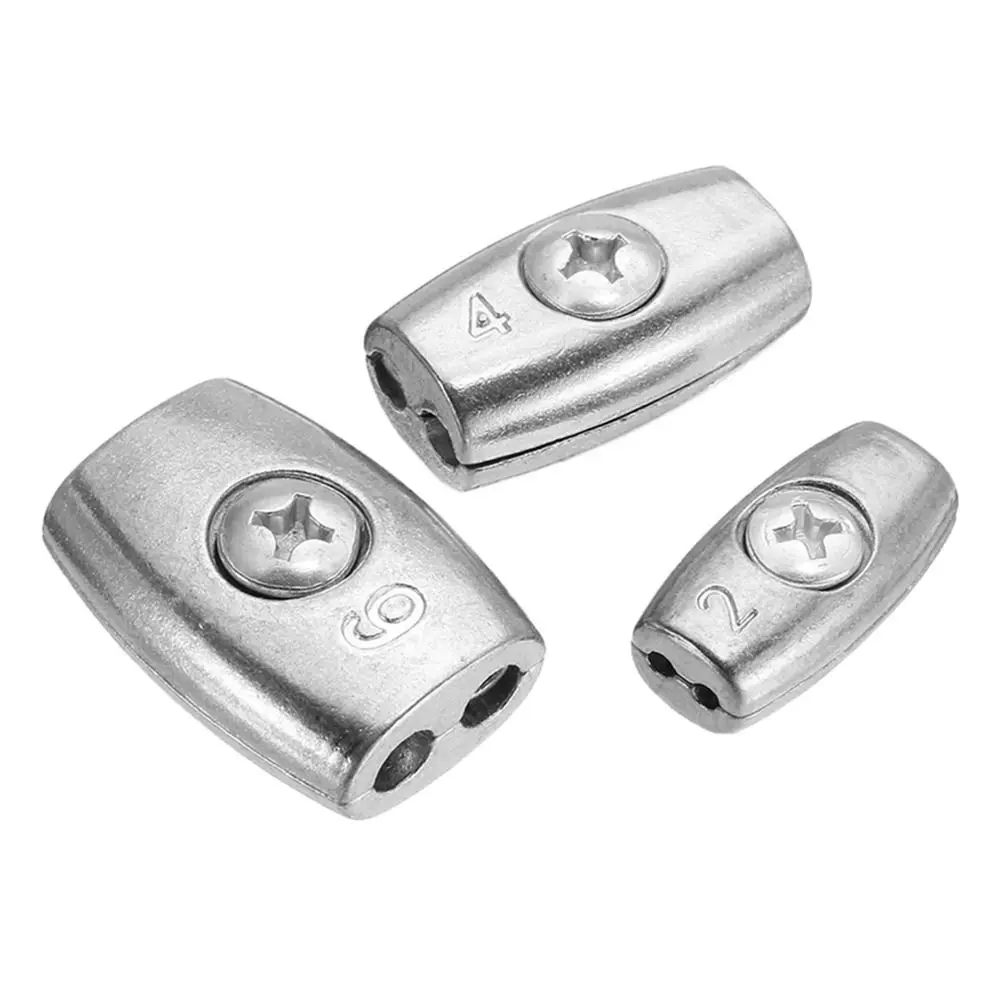 Pince Câble Métallique, 20 Pièces, Serre-Câble Acier Inoxydable, 1.5mm-3mm ODIPIE - Bricolage