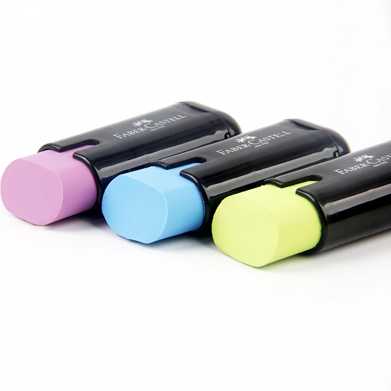 FABER-CASTELL 183701 연필 깎이 및 지우개, 다기능 연필 깎이, 싱글 홀 아트 사무실 문구, 1 개