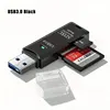 Robust 2-in-1 USB 3.0 2.0 Micro SD Card Reader High Speed Data Transmission up to 5Gbps Compatibility Multiple for PC Camera 1 Robust 2-in-1 USB 3.0 2.0 Micro SD Card Reader High Speed Data Transmission up to 5Gbps Compatibility Multiple for PC Camera 1