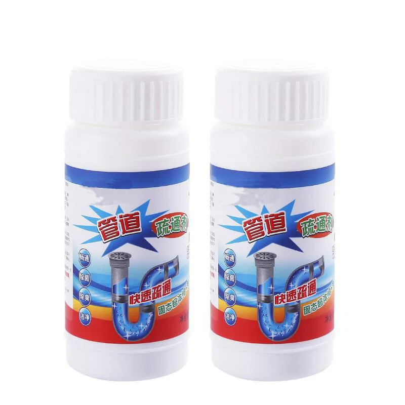 100G Pipe Dredge Cleaning Powder Powerful Kitchen Sewer Cleaner Sink Drain  Cleaner Pipe Dredging Agent For Kitchen Toilet - Cdiscount Au quotidien