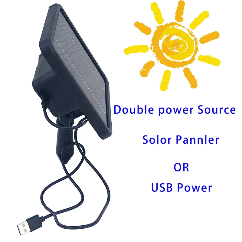Solar Intelligent Irrigation Kit 6V 2W Potted Plants Watering System with Built-in 1800mAh Battery DIY Timed Auto Drip Irrigatio - 5