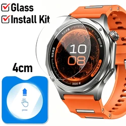 Tempered Glass Screen Protector with Auto Installation Kit - Explosion - proof HD Clear Protective Film for X3 (For OPPO Watch X3)