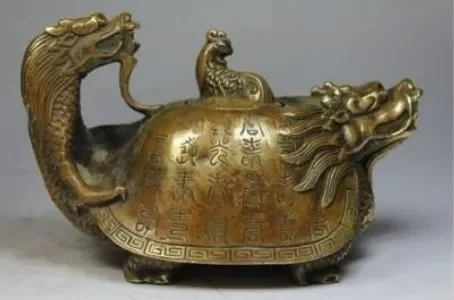 VELHO DE COBRE HANDWORK DRAGON TEA POt 2