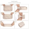 7Pcs Folding Travel Organizer Storage Bags Wardrobe Cube Suitcase Packing Set Storages Luggage Clothes Shoe Box 4
