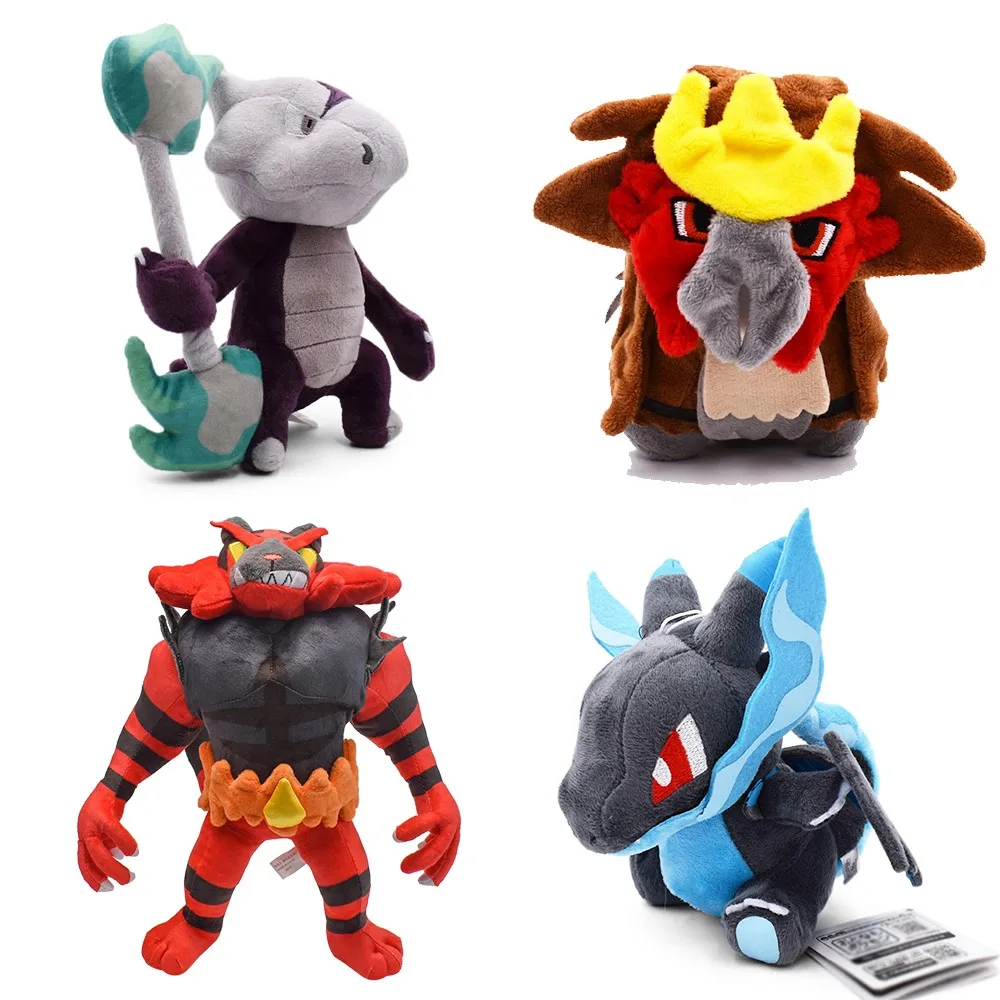 20 styles Pokémon Plüss toys groudon yveltal ninetales incineroar Lágy Töltött dolls marshadow dedenne tyranitar snorlax Adomány