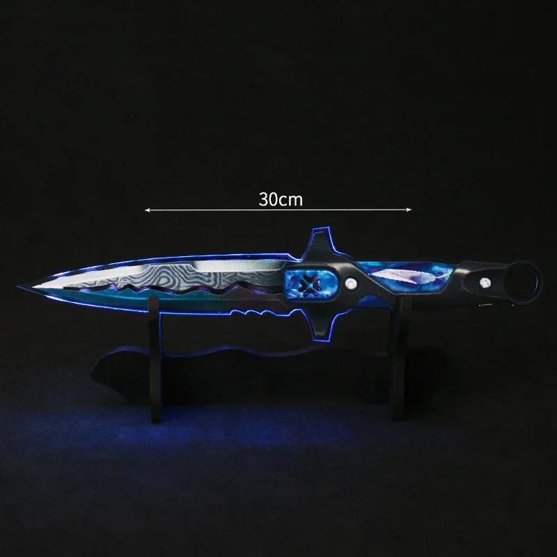 thumbnail image 1 of Arma Valorant de 30 cm VCT LOCKIN Melee, espada acrílica luminosa, cuchillo, accesorios de cosplay, modelo de espada periférica, juguetes de regalo para niños, 1 of 5