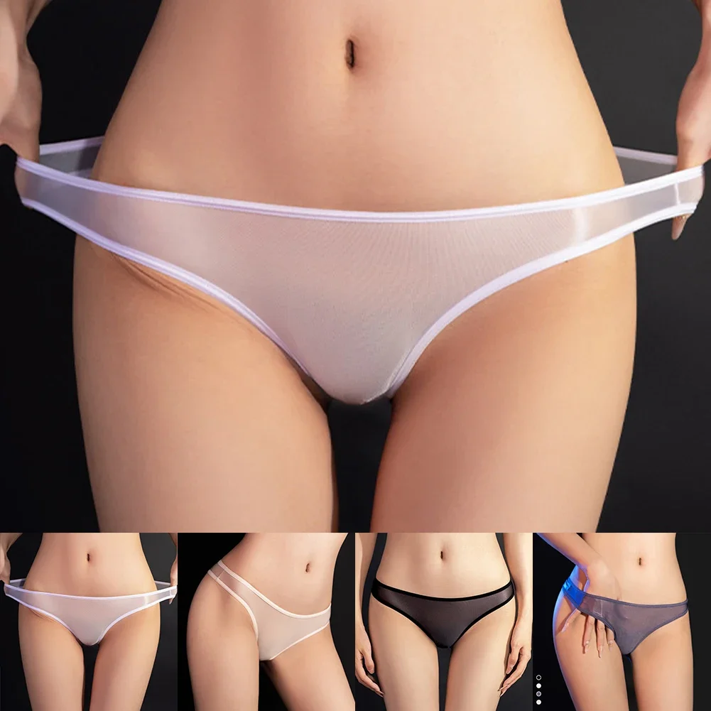 Women Sexy Panties Sheer Seamless Briefs Low Rise Underwear See Through Knickers Thongs Lace Perspective Ultra Thin Underpants women panties female underwear seamless panties lace panties womens underwear