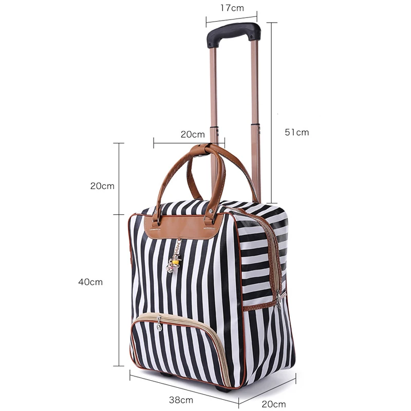 Travel Bag Women Trolley Suitcase Pull Bar Suitcase Rolling Luggage
