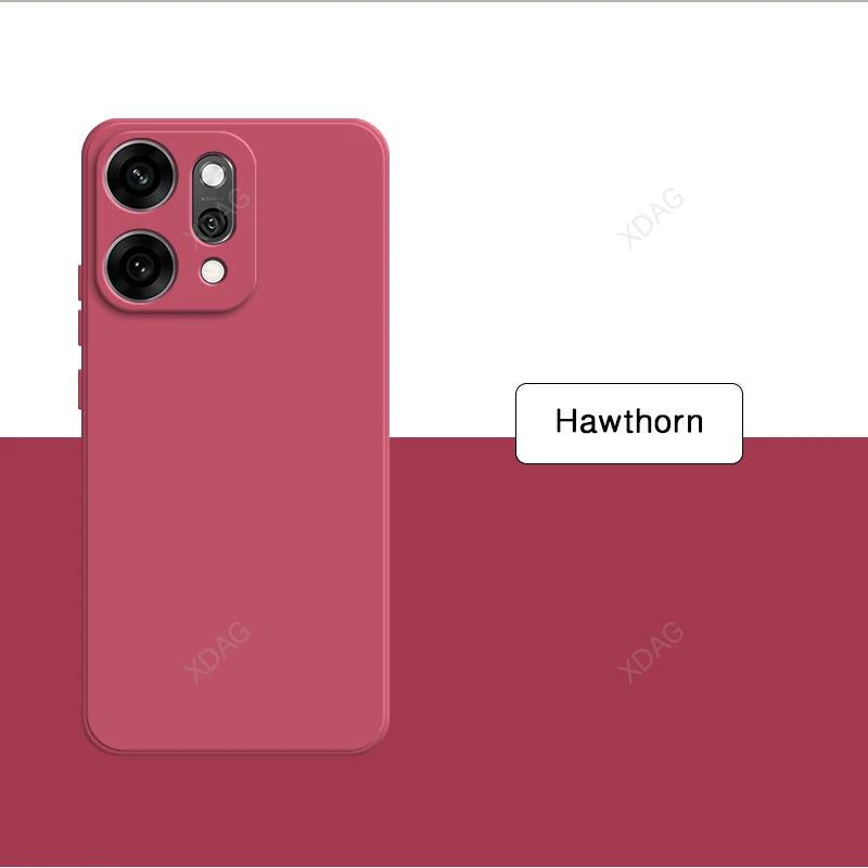 High-Quality Liquid Silicone Phone Case - Simple Straight Edge Design