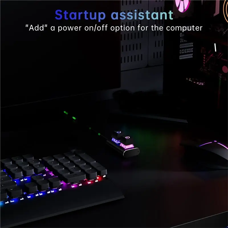 최고 등급 USB 포트 LED 표시등 인터넷 카페 컴퓨터 데스크탑 알루미늄 스위치 버튼 외부 PC 전원 켜기/리셋/재시작 버튼