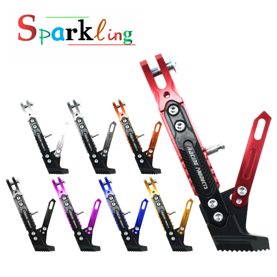 

MOTOTIGER Motocycle Side Kickstand Scooter Side Stand Parking Rack Universal Modified Side support Foot for BWS MSX CYGNUS-X RSZ
