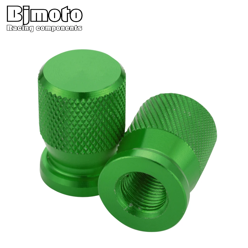 BJMOTO Pair Tires Valves Tyre Stem Cover Air Caps Airtight Theftproof