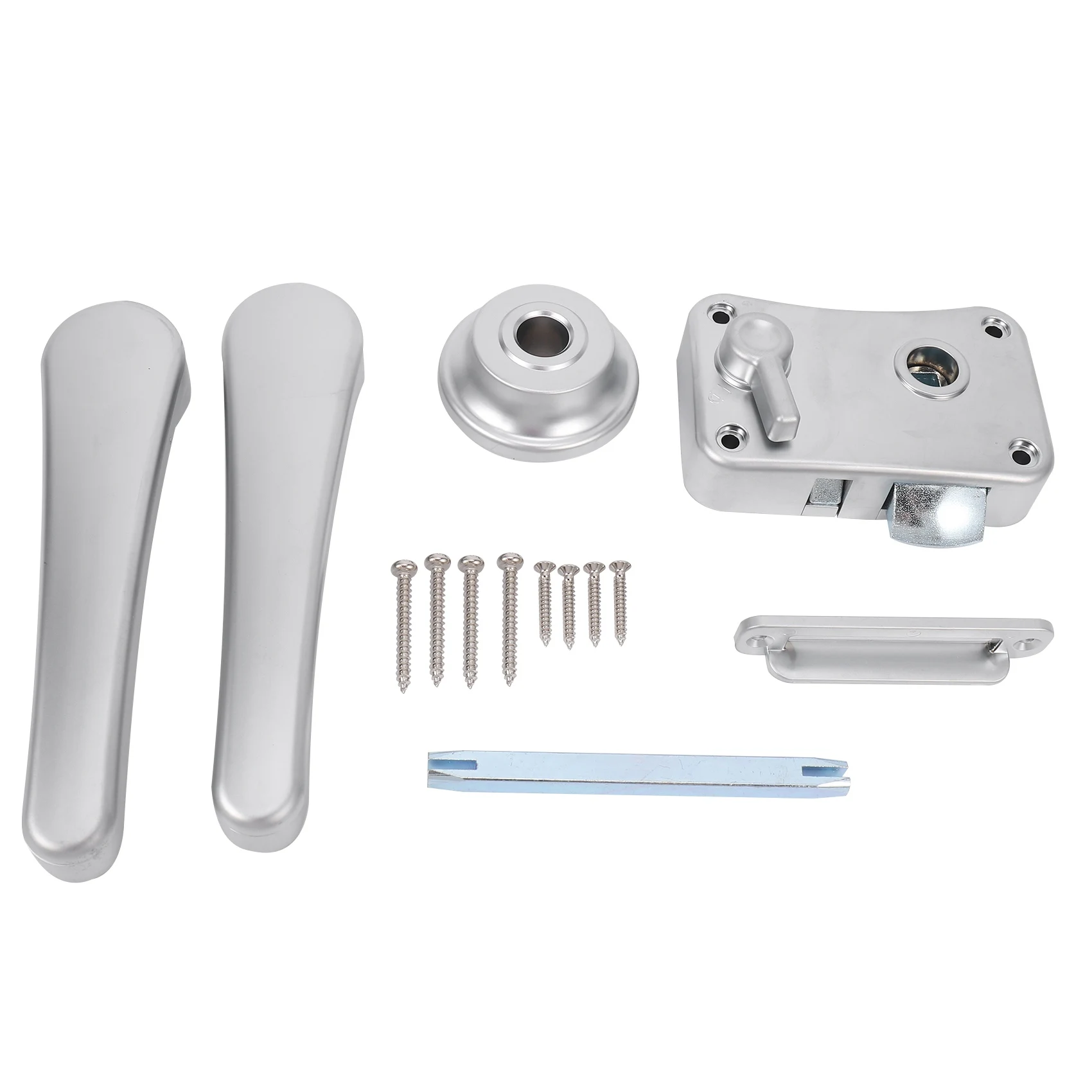 

RV Toilet Door Lock Bathroom Door Lock Caravan Boat Latch Handle Lock RV