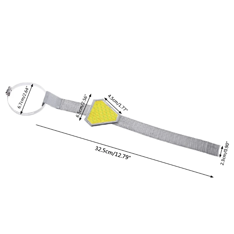 

Triangle-shaped Anti-Static SUV Car Static Grounding Current Metal Electrostatic Belt Eliminator-Warning Reflective Tape
