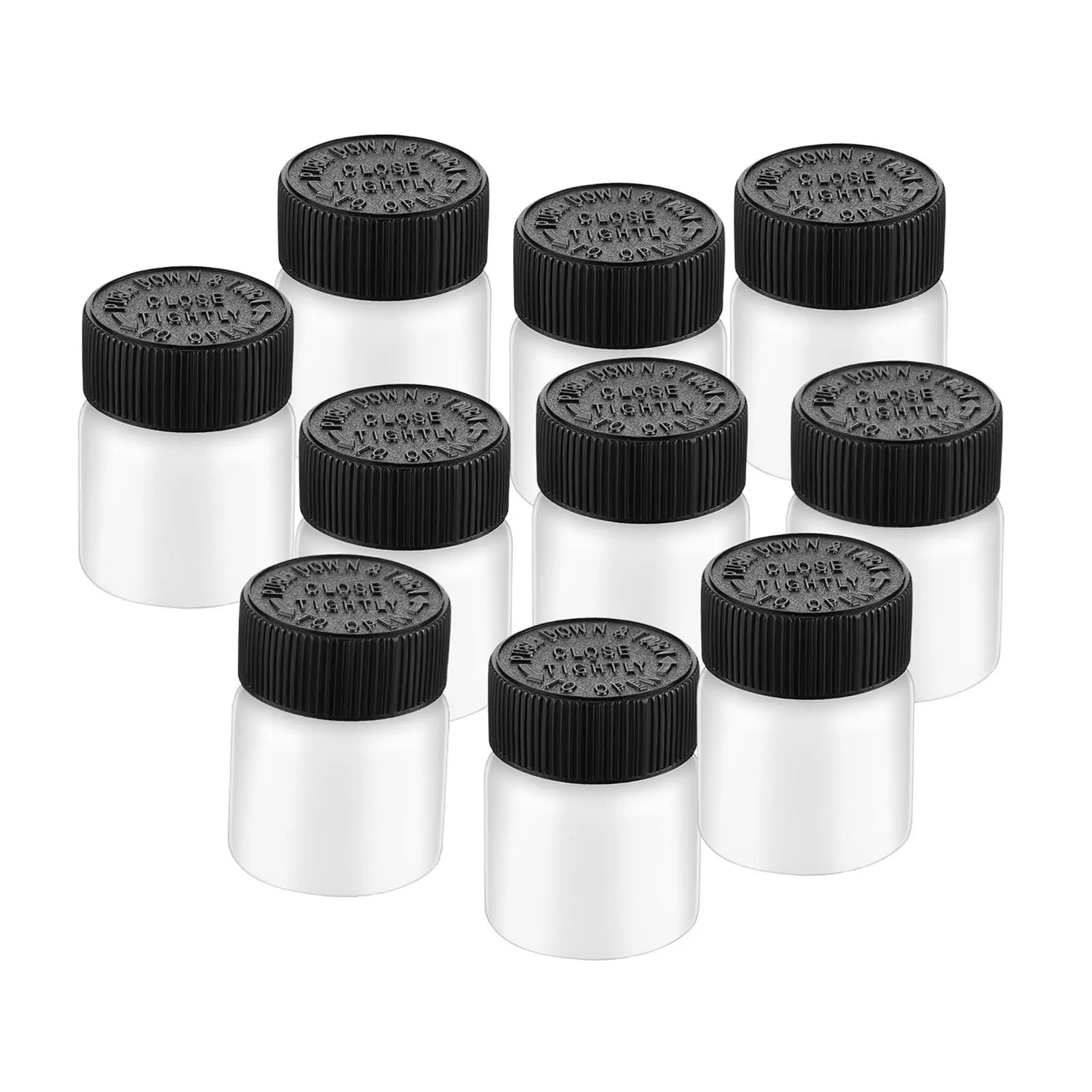 10 Pieces Leftover Paint Container Reusable 30ml Fixing Wall, Stone Chips,