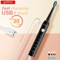 Gollinio Electric Toothbrush Usb Fast Charging GL41A Sonic Tooth brush Rechargeable Replacement Head Delivery Within 24 Hours