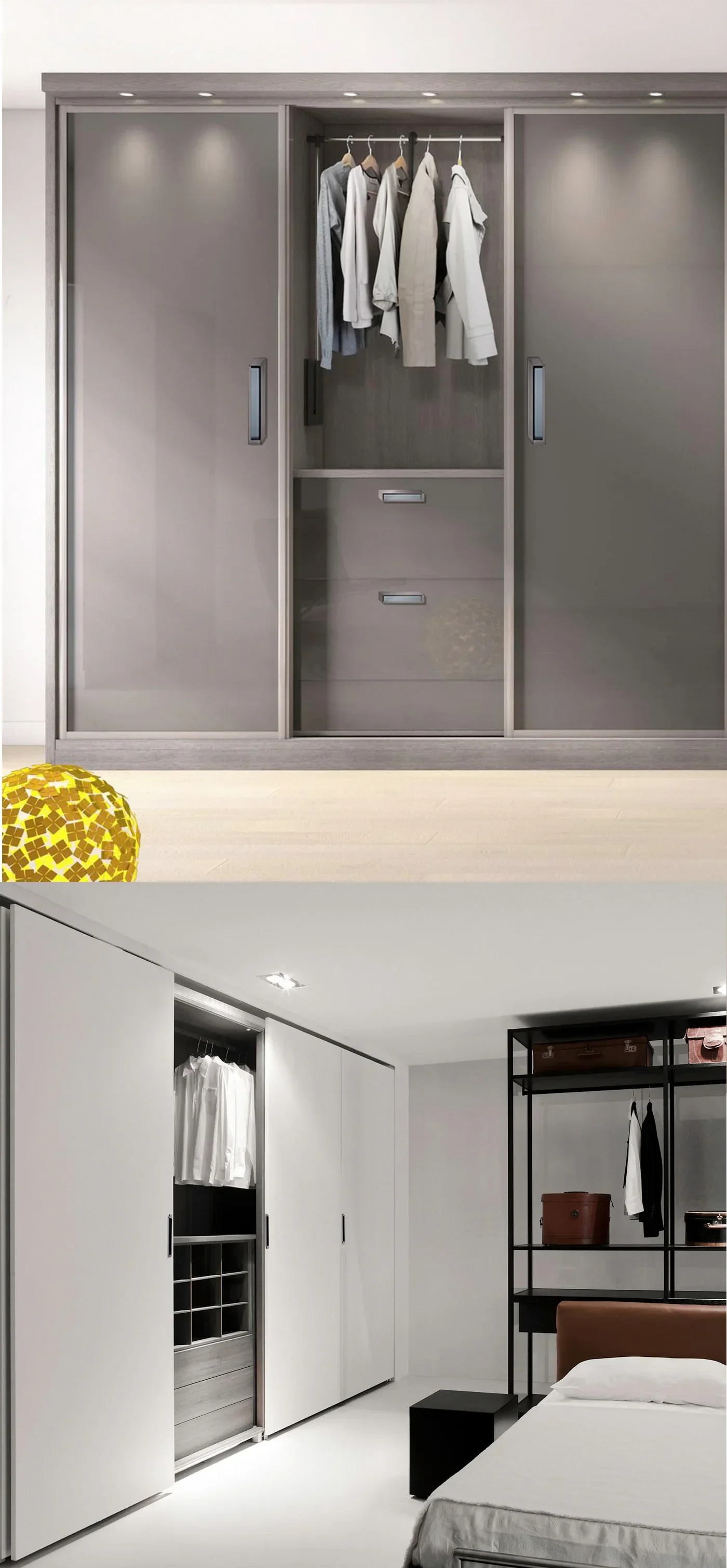 Description Picture 2 of itemModern Zinc Alloy Hidden Drawer Handles Conceal Recessed Built-in Pulls Door Cabinet Slides Furniture Hardware