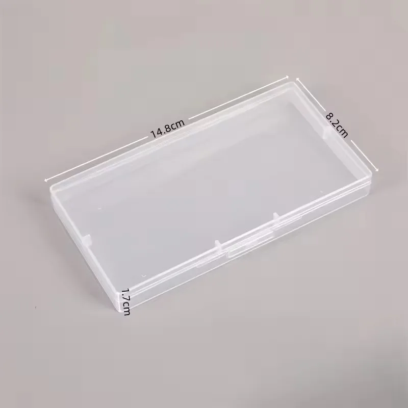 Description Picture 4 of itemPlastic Storage Box Transparent Storage Box Small Parts Organizer Stackable Square Storage Box For Home Workshop Fishing Tackle