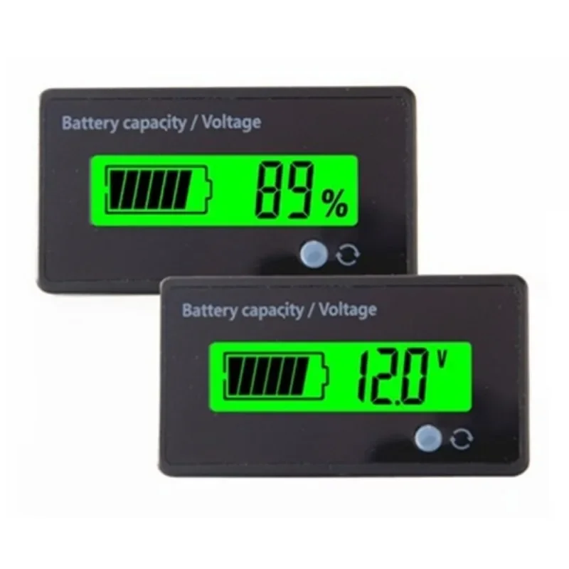 Multi-Voltage Battery Capacity and Voltage Monitor with Alarm