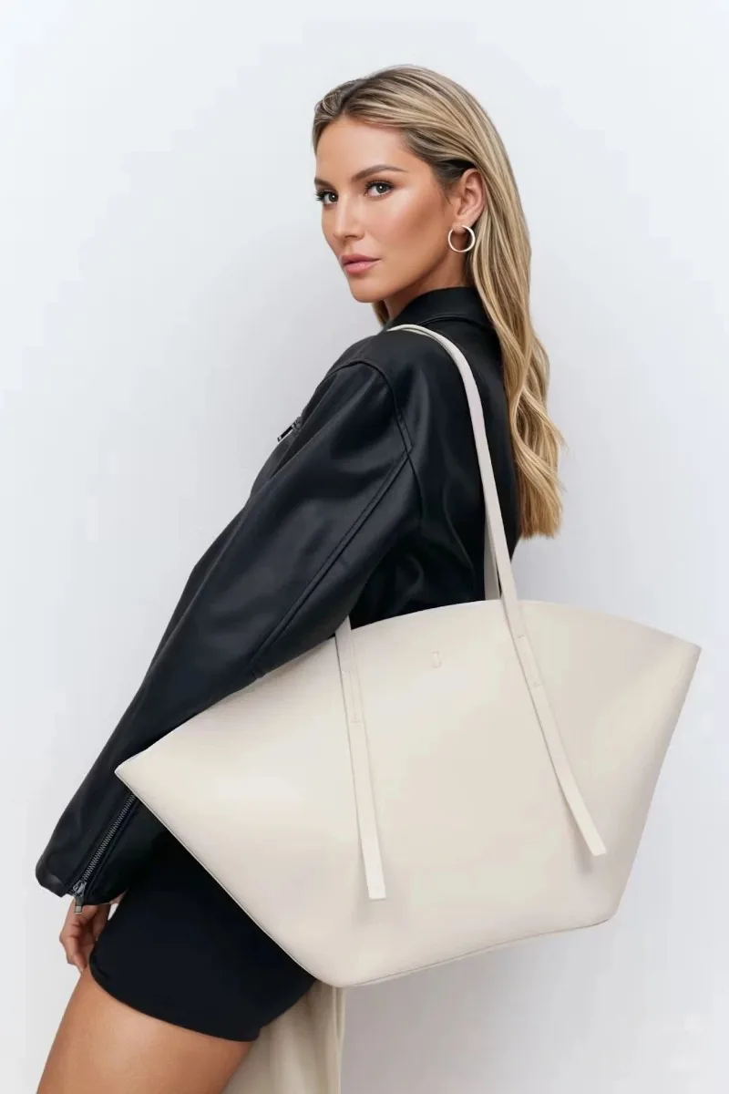 Women's big Shoulder Bag Leather Luxury Design High-quality Women's Crossbody Bag Solid Color Multifunctional Handbag