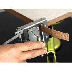 Durable Edge Banding Cutter Anti-corrosion Steel Edge Banding Trimming Machine for Round Straight Finished PVC Cut Woodworking
