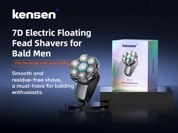 Kensen Electric Shaver For Men 7d Floating Head Waterproof Usb-c_voghion.com