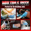 1-20PCS car waxing sponge Car detail waxing care pad Microfiber rectangular cleaning and polishing sponge car cleaning tools 3