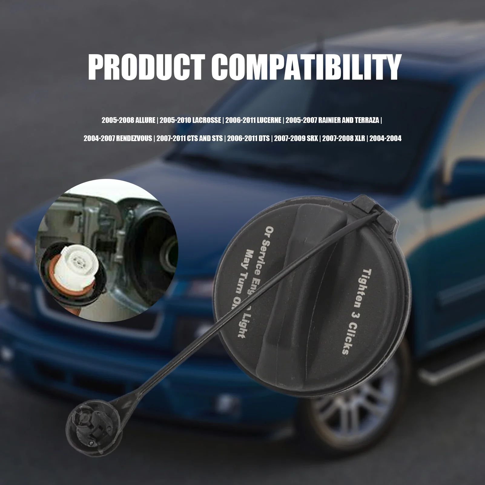 車の燃料タンクキャップ、に適合する キャデラック、に適合する CTS 2003-2004、に タンクキャップ、に適合する キャデラック、に適合する CTS 2003-2004、に適合する XLR 2004-2005 自動車燃料