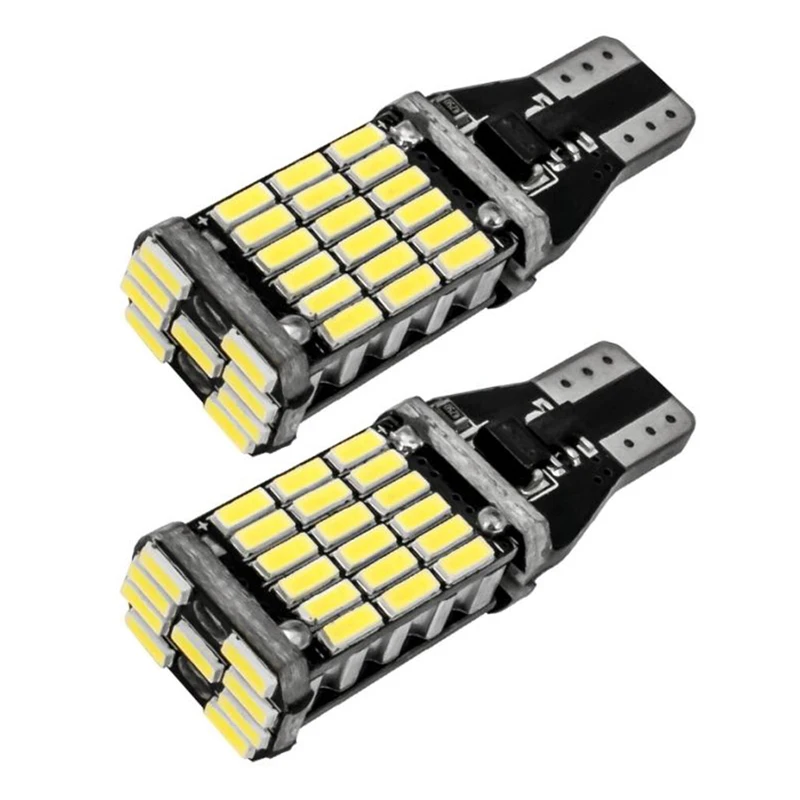 

Светодиодные лампы Canbus T15 W16W 2 шт., задние фонари, сигнальный индикатор, белый ДХО, 12 В, для Mercedes Benz W203, W204, W205 AMG