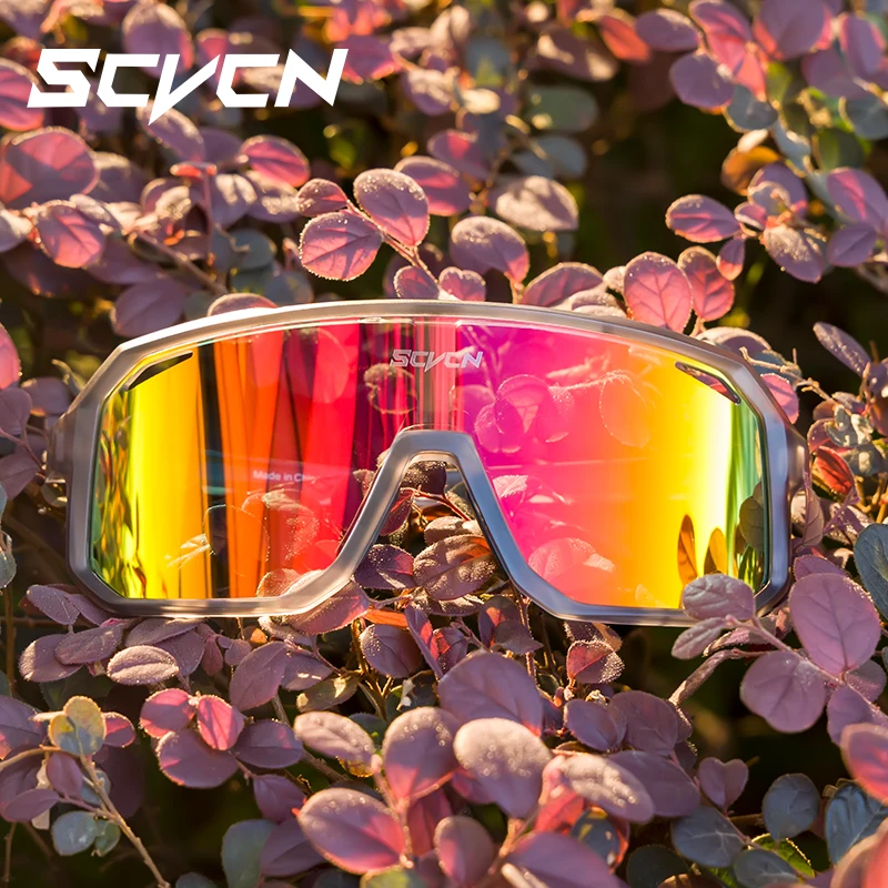 cycling sunglasses SCVCN Cycling Glasses Cycling Sunglasses Photochromic UV400 Bicycle Eyewear Sports MTB Outdoor Bike Goggles Sunglasses Eyepieces
