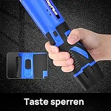 DayPlus 12 V Portable Handheld Electric Ratchet Wrench Set 3/8Inch Cordless Battery Power, High Torque+2 x 1500 mAh Battery