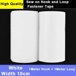 Soft Baby Hook & Loop Fastener Tape - 1 Meter, Safe & High - Quality, Ideal for DIY Sewing Accessories (100mm White 1Meter)