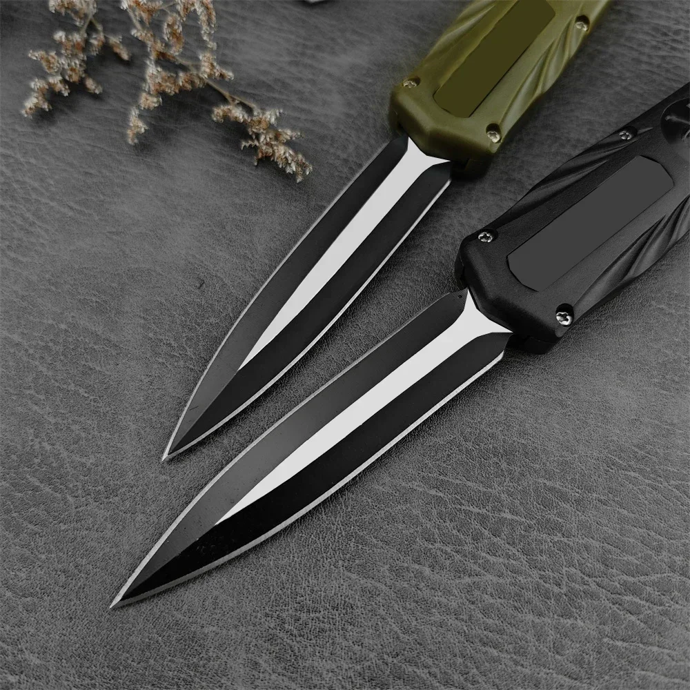 Camping Hunting Folding Knife 440C Sharp Blade ABS Non-slip Handle Outdoor Wilderness Adventure Survival Practical Tool Gift 3