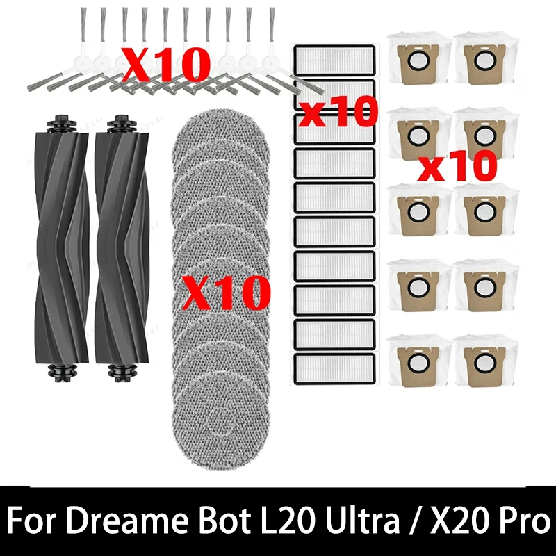 Sacchetti Per Polvere Dreame Da 3 Litri - Ricambi Per Stazione Di Svuotamento Robot Aspirapolvere - Foto 4