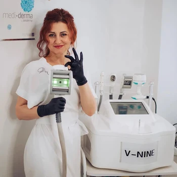 Offcial V9 Slimming Machine Vacuum Roller Cavitation Cellulite Fat Removal Weight Loss Machine Face LIfting Beauty Equipment