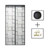 Thermal insulation door curtain - magnetic warm for winter door wind and cold suitable for air-conditioned rooms 6