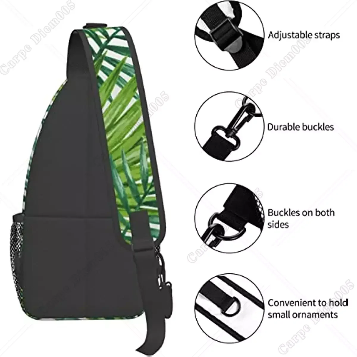 Cherry Blossom Sling Backpack - Stylish Crossbody Daypack