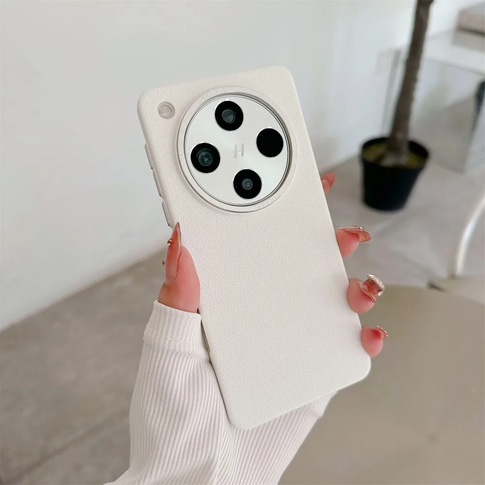 Lichee Pattern Matte Protective Back Cover - Full Cover Phone Shell