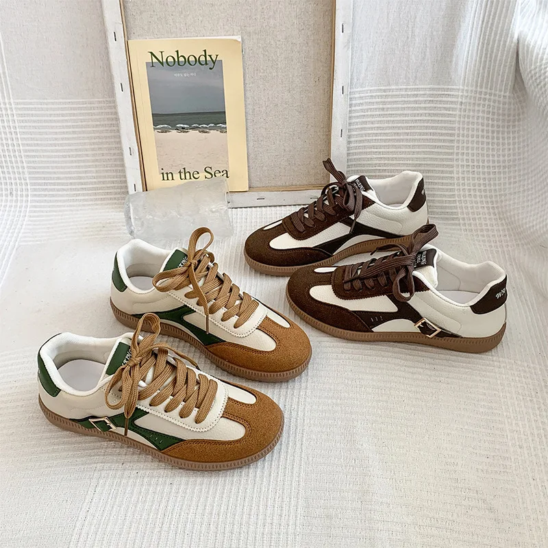 2024 New Ladies Green Sneakers Soft-soled Comfortable Shoes Women Leisure Joker Fashion Shoes Tenis Feminino Zapatillas Mujer