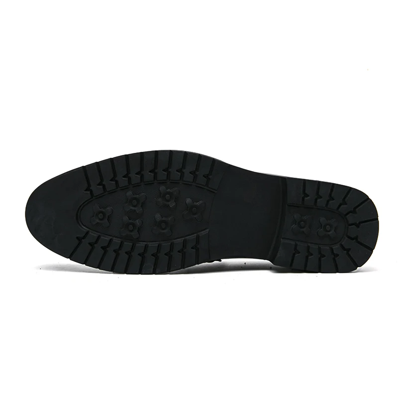 Leather Shoes For Man Genuine Leather Big Size High Quality Designer Formal Shoes Tassels Slip On Fashion Business Oxford