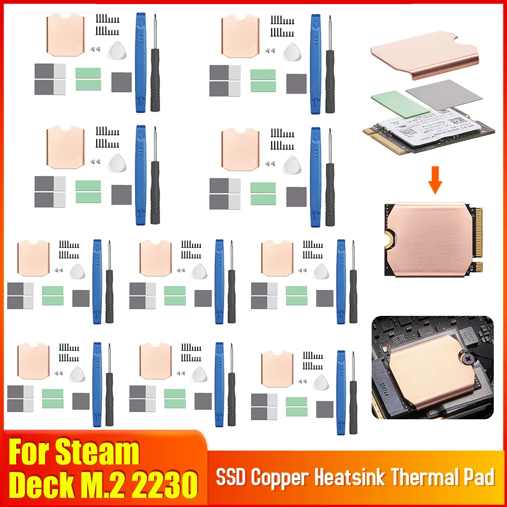 1/10PCS TN30 For Steam Deck Copper Heat Sink Cooling Thermal Pad for